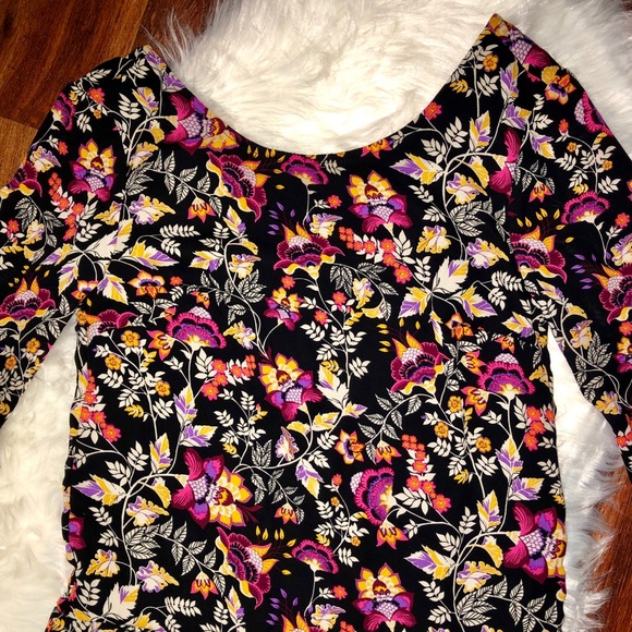 H&M Divided Bell Sleeve Floral Tunic Dress - Picture 4 of 8